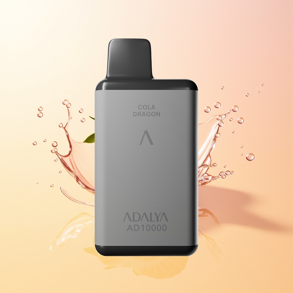Adalya AD 10000 Finland Tukku Mansikkapommi Space Gray USB-C 14ml 2
