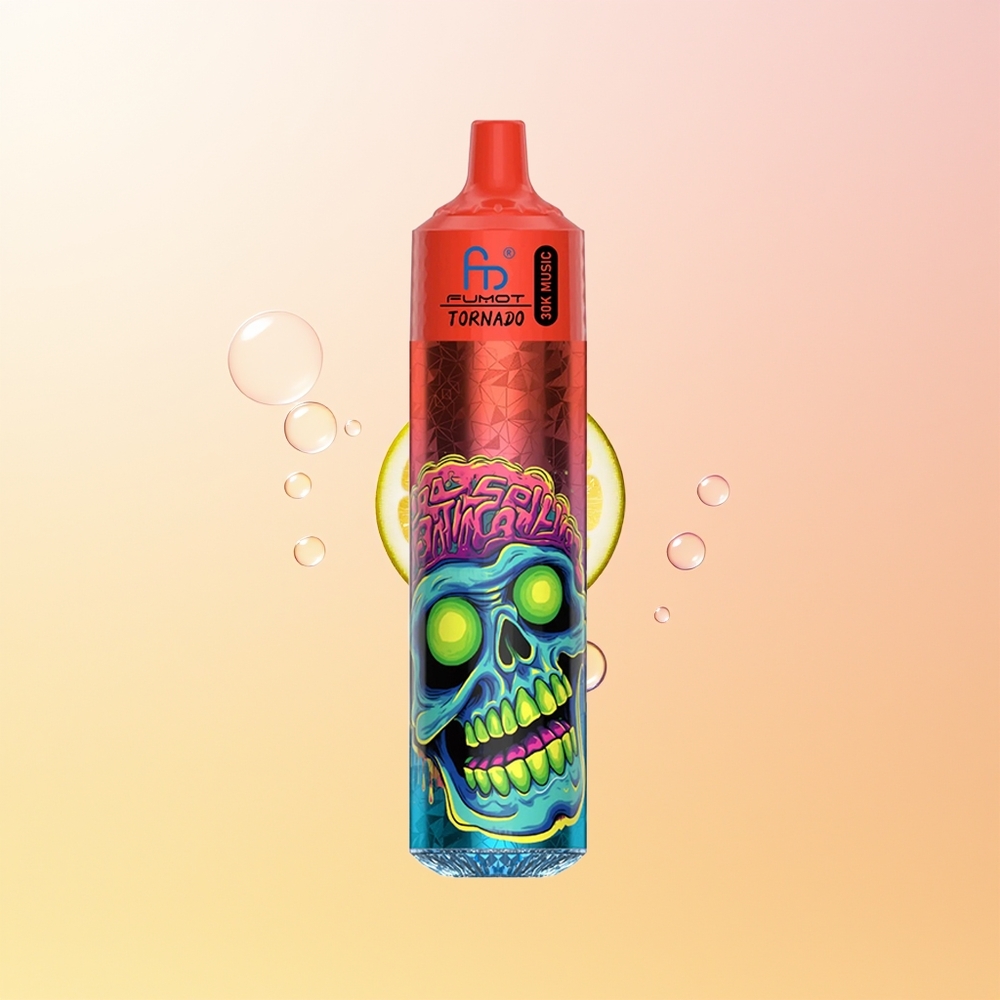 Fumot RandM Tornado 30000 Pihdit Suomi Tukku Vaaleanpunainen Sitruunalimonadi 30mL 5 10 Ohm Mesh 600mAh LED