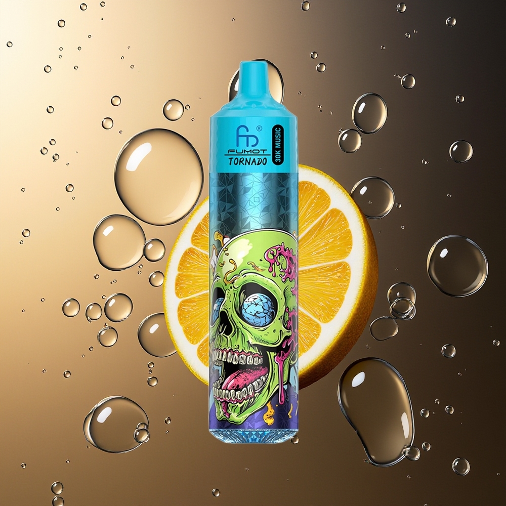 Fumot RandM Tornado 30000 Puffs Finland Tukku Musta Jää 30mL 5 600mAh LED