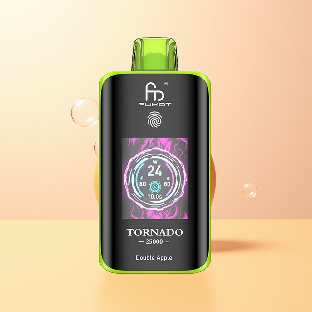 Fumot Tornado 25000 Puffs Finland Tukku Kaksoisomena HD-Näyttö 700mAh Akku 20ml Täytetty Type-C Lataus