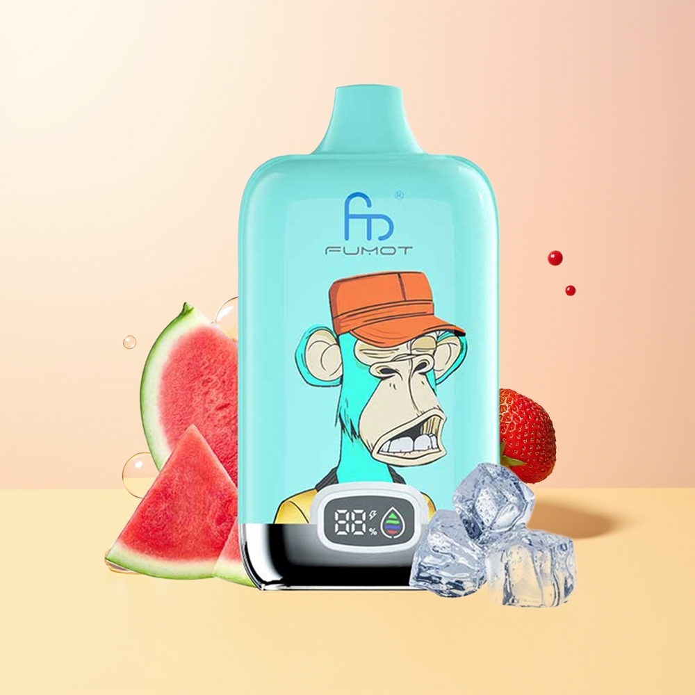 Fumot Tornado Digital Box 12000 Suomi Tukku Mansikkadonitsi Mesh Type-C 20ml MTL