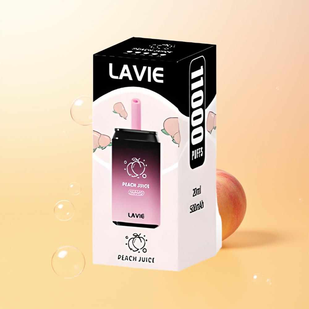 LAVIE Aurora 11000 Puffs Finland Tukku Persikka Mehu Type C Ladattava 22ML 650mAh