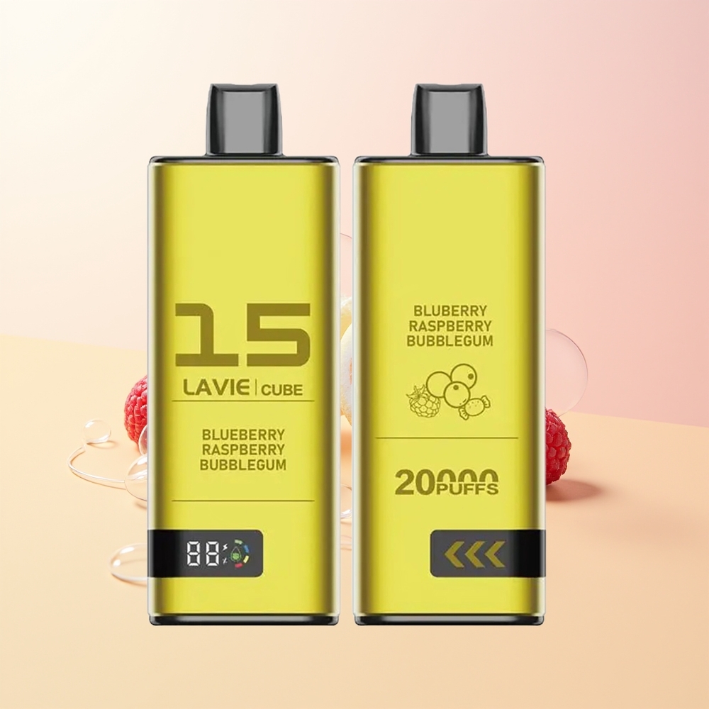 LAVIE Cube 20000 Puff Finland Tukku Mustikka Vadelma Purukumi 2 5 28ML 600mAh Type C