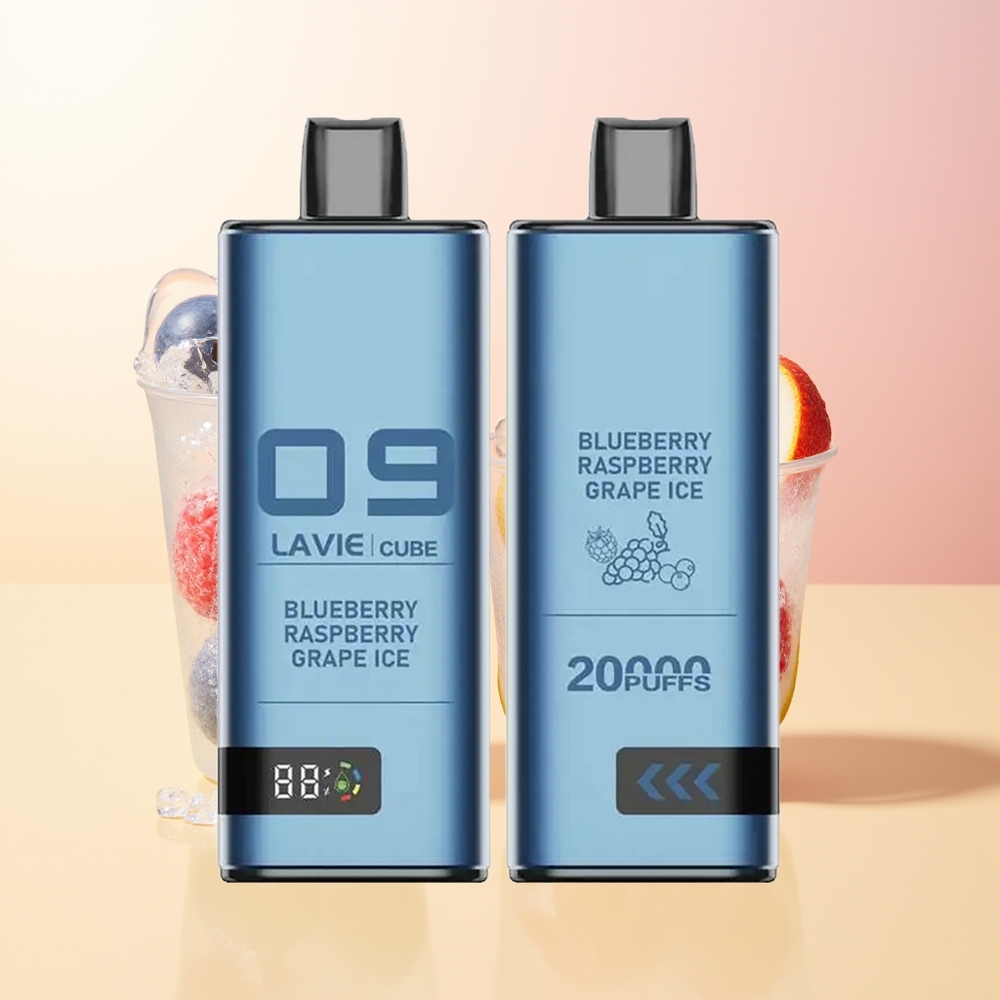 LAVIE Cube 20000 Puffs Finland Tukku Mustikka Vadelma Viinirääpäle Jää 2 5 28ML 600mAh Type C