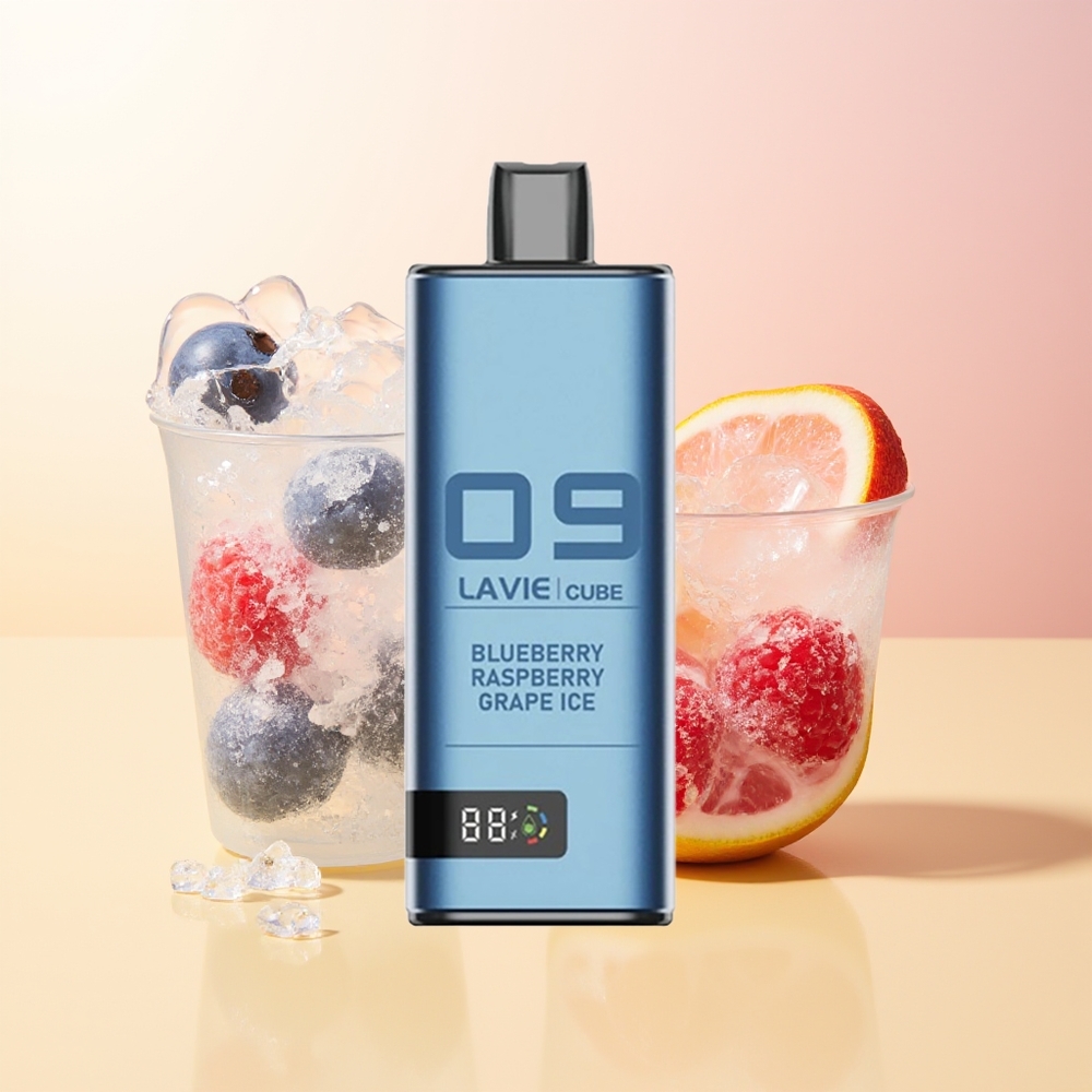 LAVIE Cube 20000 Puffs Finland Tukku Mustikka Vadelma Viinirääpäle Jää 2 5 28ML 600mAh Type C