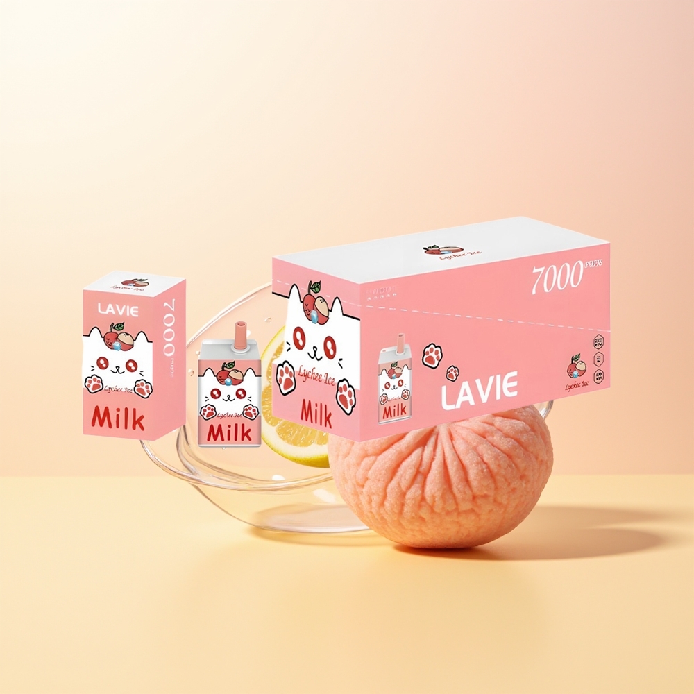 LAVIE Milk 7000 Puffs Finland Tukku Litsi-Jää 16ML 600mAh Type C