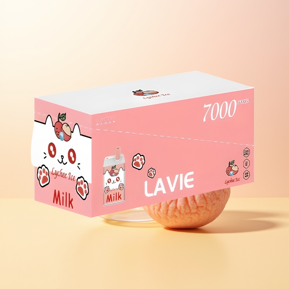 LAVIE Milk 7000 Puffs Finland Tukku Litsi-Jää 16ML 600mAh Type C