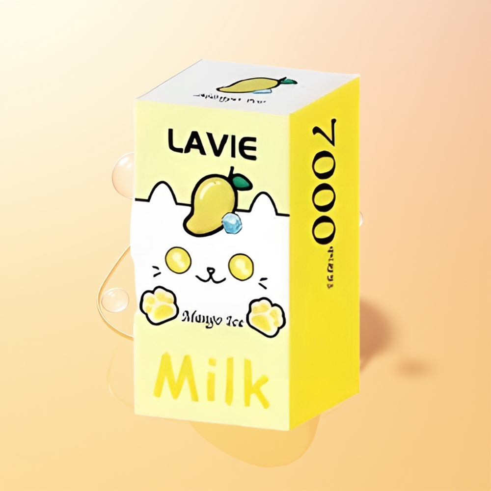 LAVIE Milk 7000 Puffs Finland Tukku Mango Jää 16ML 600mAh Type C Ladattava 0/2/5 Nikotiinia