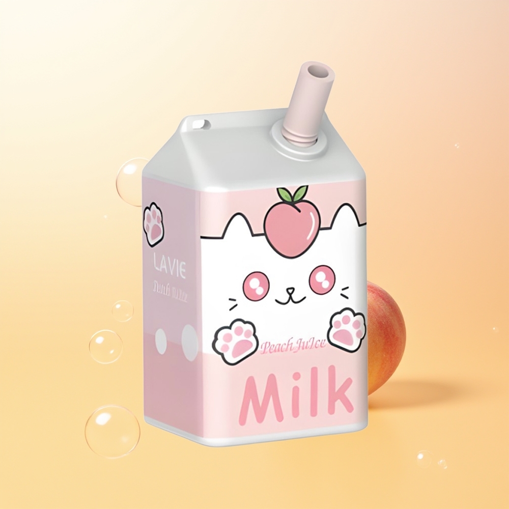 LAVIE Milk 7000 Puffs Finland Tukku Persikkamehu 16ML 600mAh Type C Ladattava 0 2 5 Nikotiini