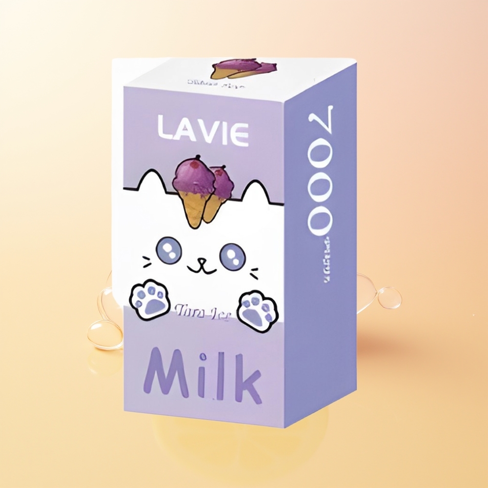 LAVIE Milk 7000 Puffs Finland Tukku Taro Jää 16ML 600mAh Type C Ladattava