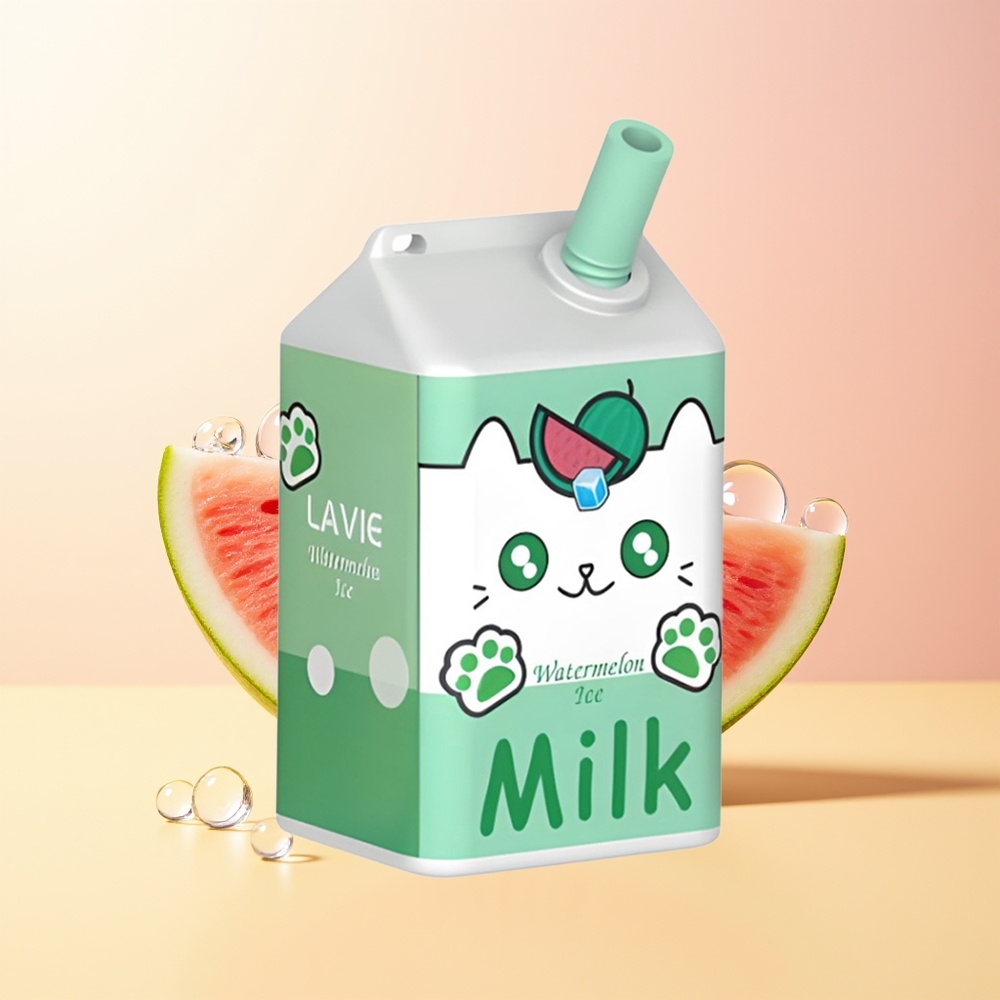 LAVIE Milk 7000 Puffs Finland Tukku Vesimeloni Jää 16ML 600mAh Type C Ladattava