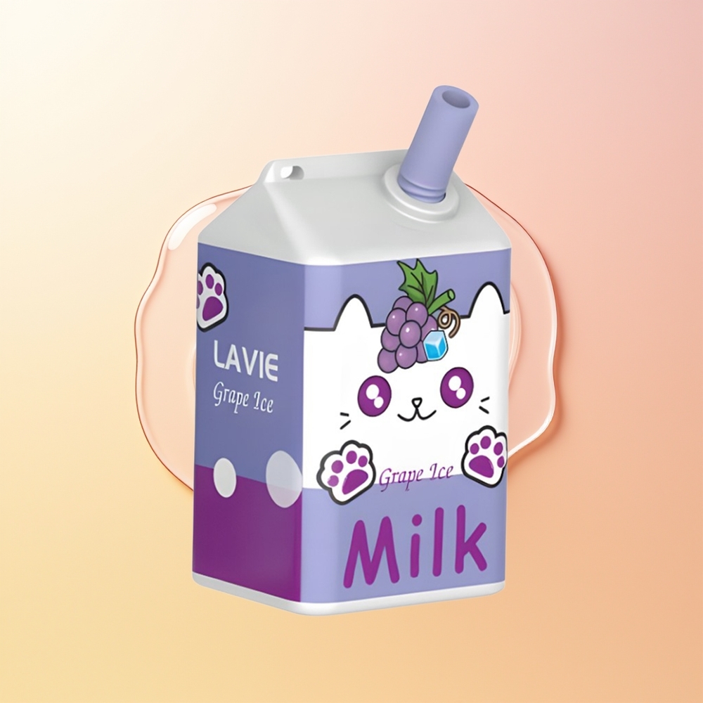 LAVIE Milk 7000 Puffs Finland Tukku Viinijää 0/2/5 Nikotiini 16ML 600mAh Type-C