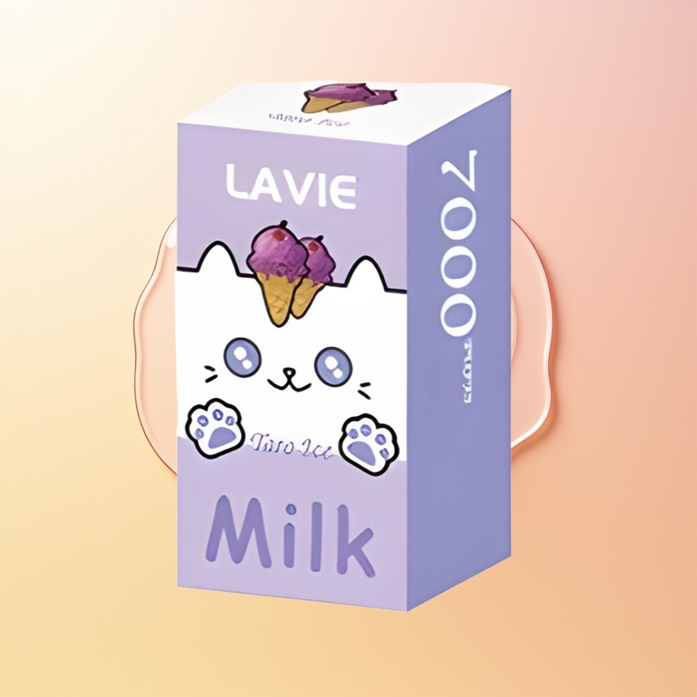 LAVIE Milk 7000 Puffs Finland Tukku Viinijää 0/2/5 Nikotiini 16ML 600mAh Type-C