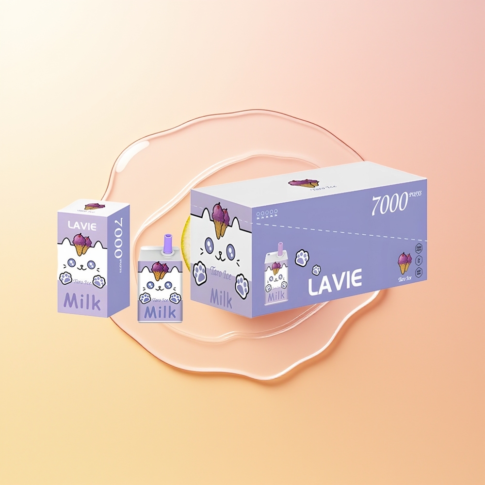 LAVIE Milk 7000 Puffs Finland Tukku Viinijää 0/2/5 Nikotiini 16ML 600mAh Type-C