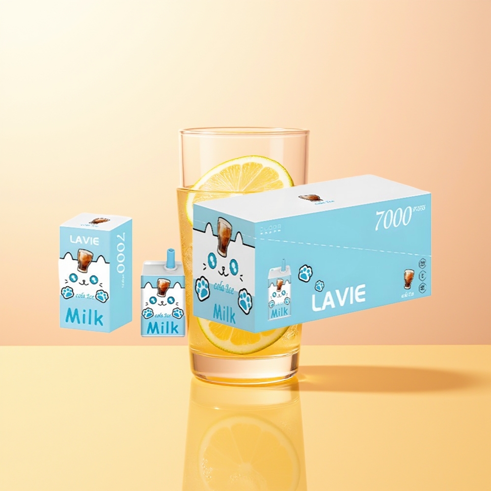 LAVIE Milk 7000 Suu Suomi Tukku Cola Jää 16ML 600mAh Type C
