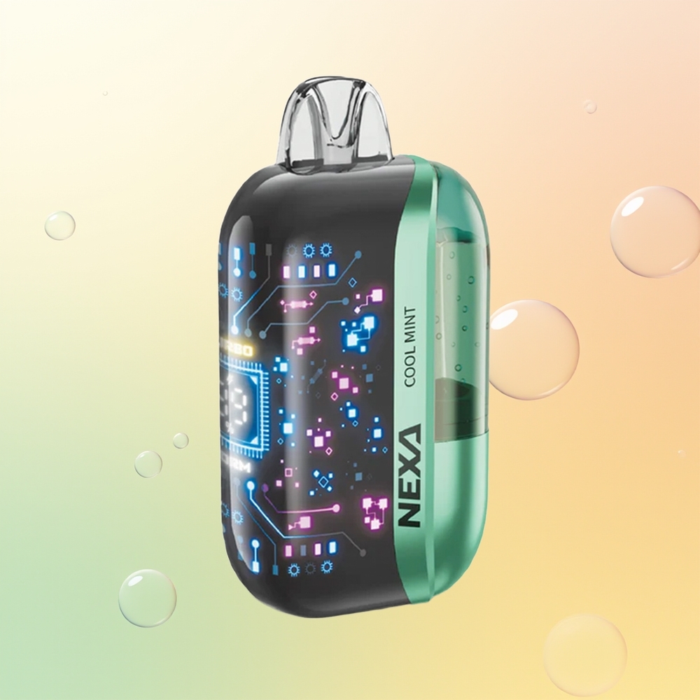 NEXA Ultra 50000 Puffs Finland Tukku Viileä Mintti 20ml 800mAh 5 09ohm Dual Mesh 3d Curved Screen Type-C