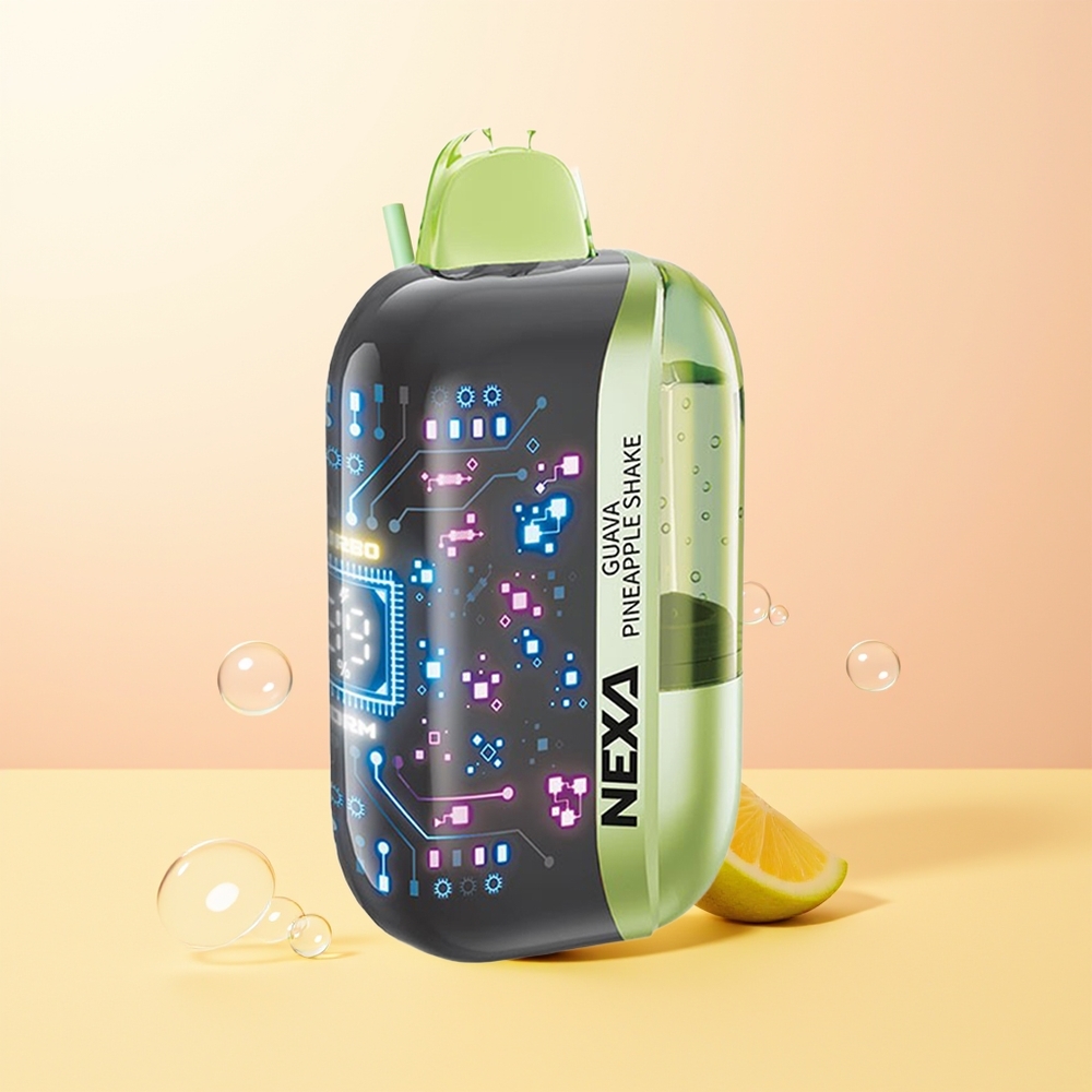 NEXA Ultra 50000 Suu Suomi Tukku Guava Ananas Ravistus 20ml 800mAh 5 09ohm Näyttö Type-C