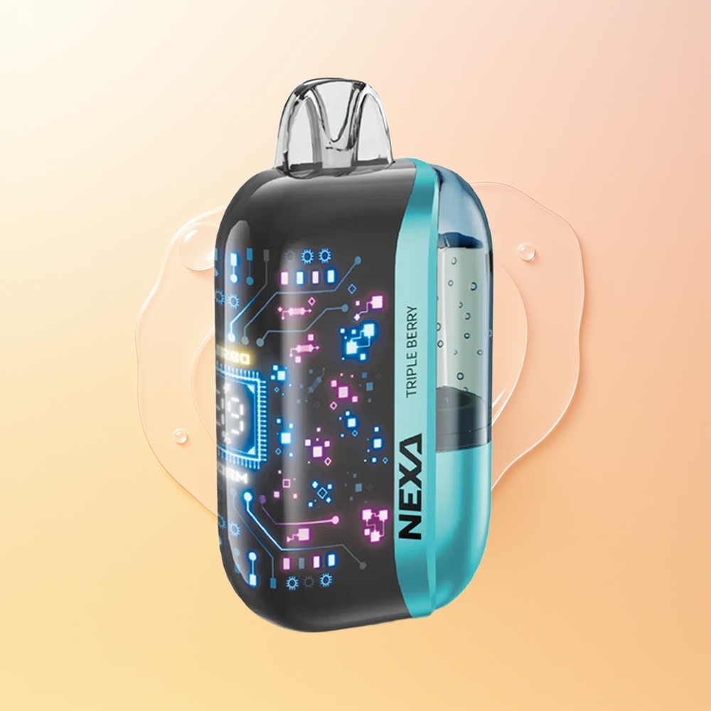 NEXA Ultra 50K Suu Finland Tukku Kolmen Marjan Maku 20ml 800mAh 5 09ohm 3D Näyttö Type-C