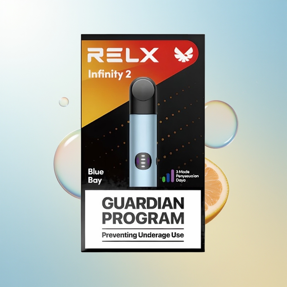 RELX Infinity 2 600 Suu Suomi Tukku Sininen 19ml 440mAh USB-C 3 Tehoa