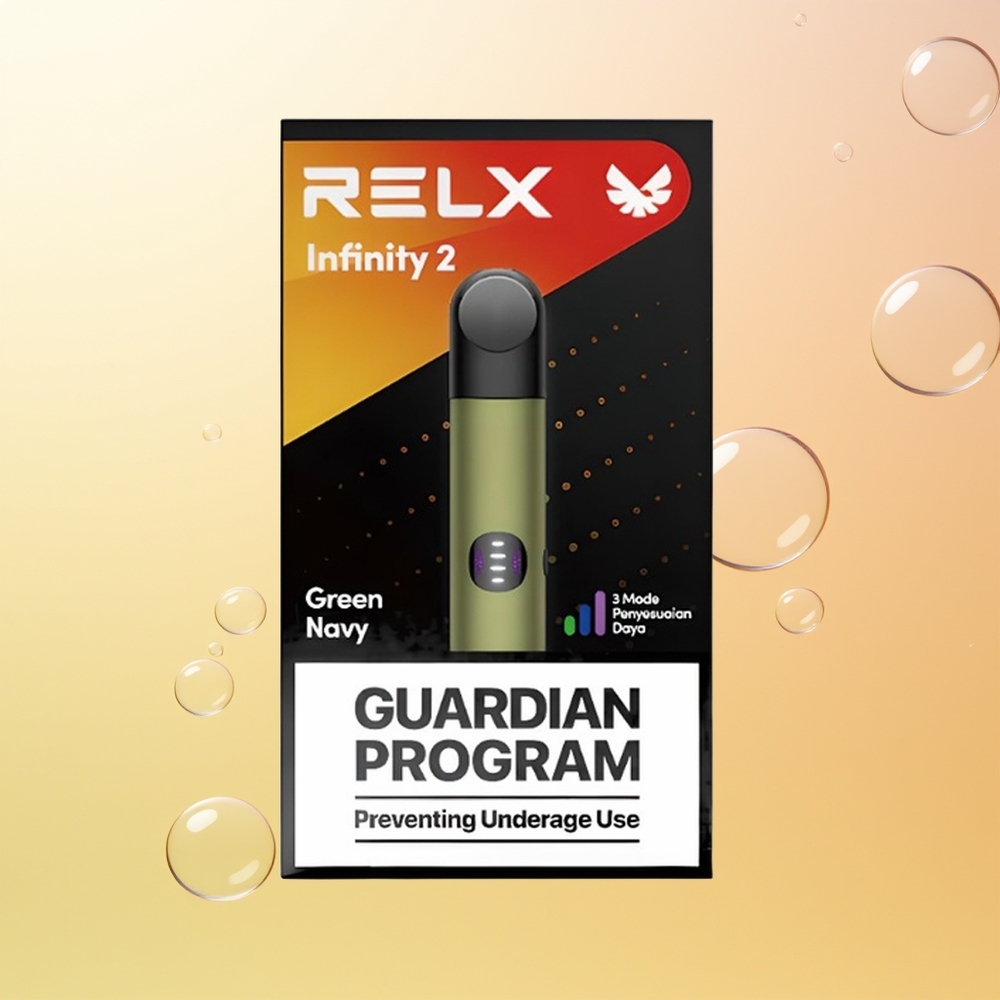 RELX Infinity 2 650 Suu Suomi Tukku Vihreäsininen 19ml Metallikuori 440mAh USB-C