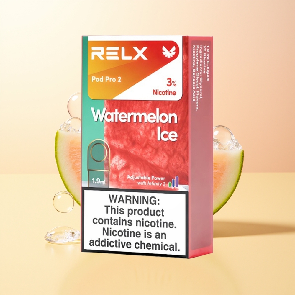 RELX Pod Pro 2 600 Suhdetta Suomi Tukku Vesimeloni Jää 19ml 3 Jännitemuotoa