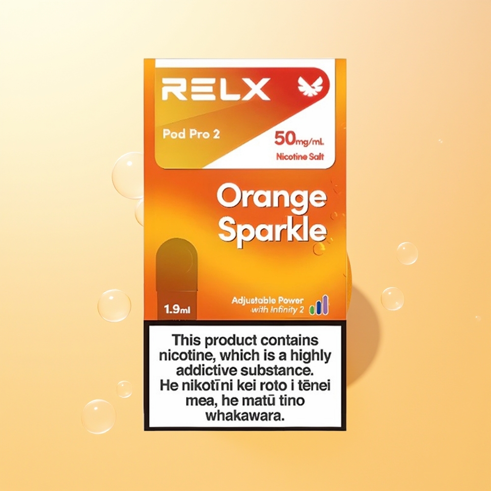 RELX Pod Pro 2 600 Suukappaletta Finland Tukku Oranssi Kipinä 19ml 3 Jännitemuunnosta