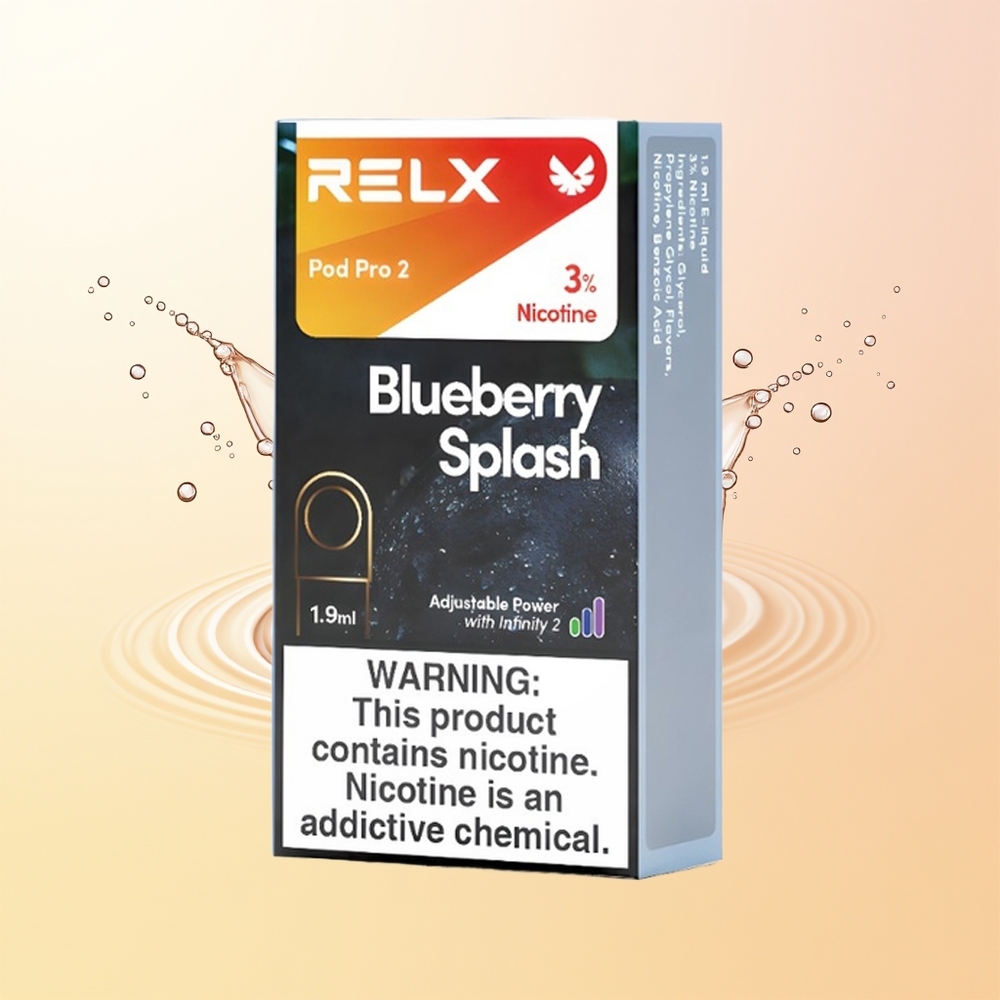RELX Pod Pro 2 600 Suukkoa Finland Tukku Mustikan Roiskahus 19ml 3 Jännitemoodia