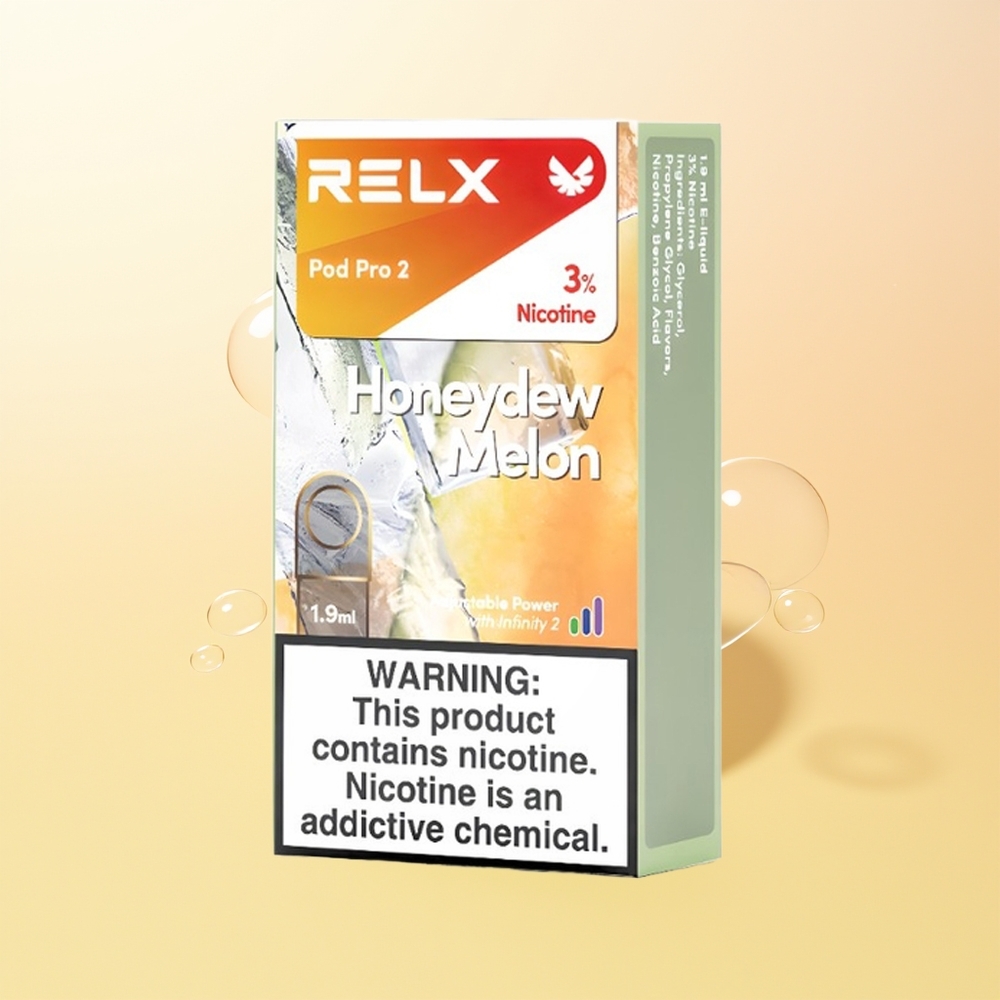 RELX Pod Pro 2 600 Suuta Finland Tukku Hunajameloni 19ml 3 Jännitemuotoa