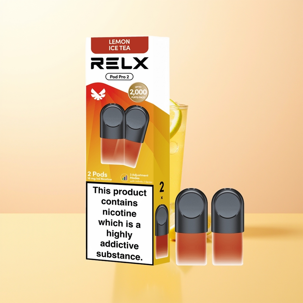 RELX Pod Pro 2 600 Suuta Suomi Tukku Tee-Citrusjäätee 19ml 2/3 kpl/pakkaus 3 Virta-asetusta (Eco 55W Smooth 65W Boost 8W)