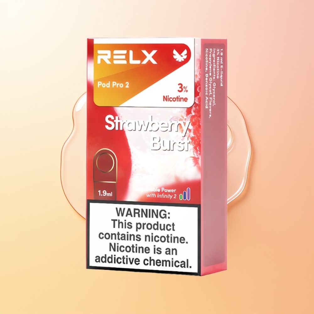 RELX Pod Pro 2 600 Suutusta Finland Tukku Mansikkaräjähdys 19ml 3 Jännitemuotoa
