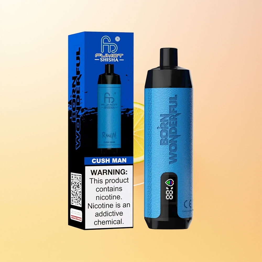 RandM Fumot Shisha 10000 Puffs Finland Tukku Cush Man 18ml 850mAh 06ohm Mesh Type-C 05 Nikotiini