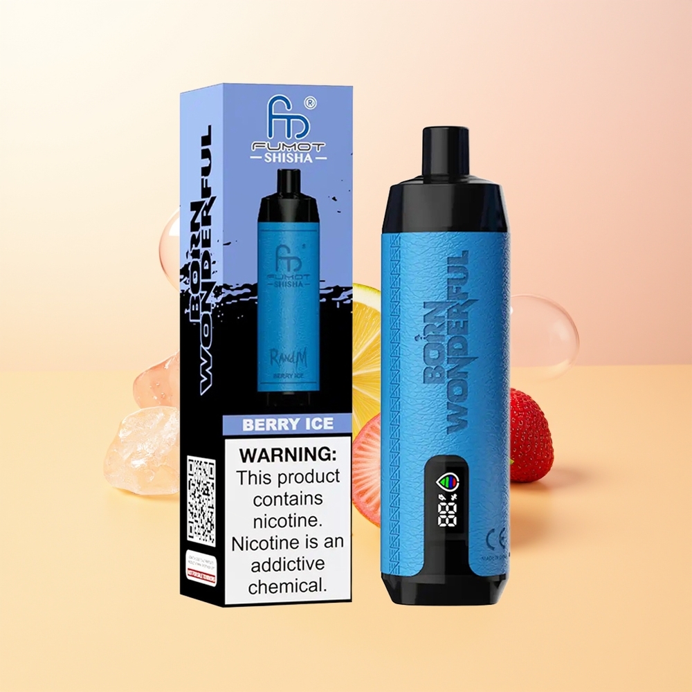 RandM Fumot Shisha 10000 Puffs Finland Tukku Marja-Jää Type-C 18ml 850mAh 06ohm 05 Nikotiinia
