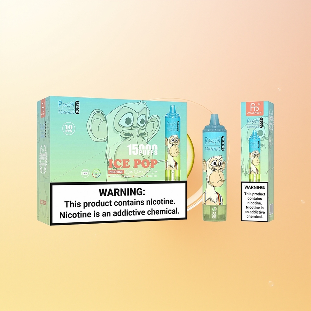 RandM Fumot Tornado 15000 Puffs Finland Tukku Jääpuikko Mesh LCD Type-C