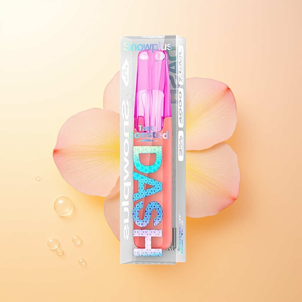 Snowplus Dash 4000 Puffs Finland Tukku Hibiscus Jäätee Ceramic 530 mAh 75 ml