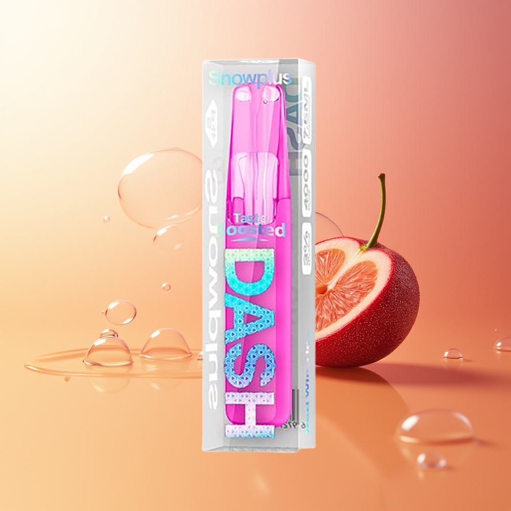 Snowplus Dash 4000 Puffs Finland Tukku Punaviini Jää Ceramic 530mAh 75ml