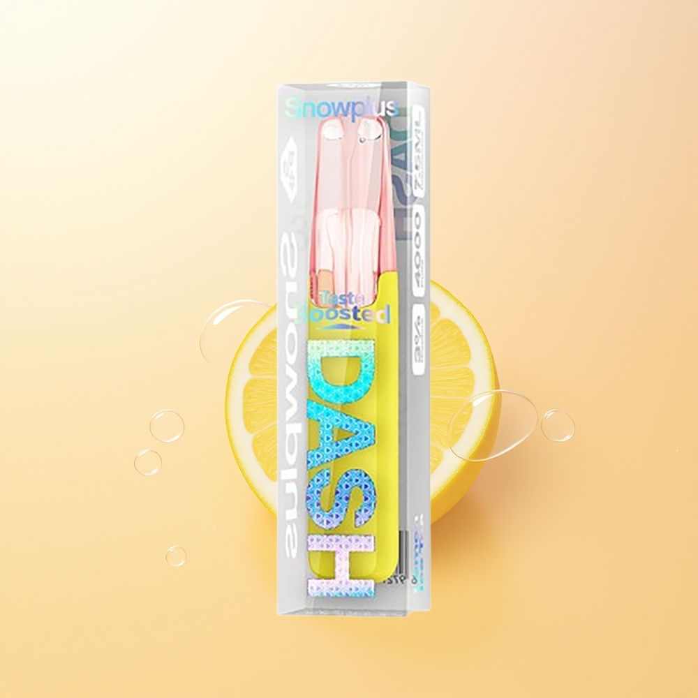 Snowplus Dash 4000 Puffs Finland Tukku Sitruuna-Jäätee 530 mAh 75 ml 3-5