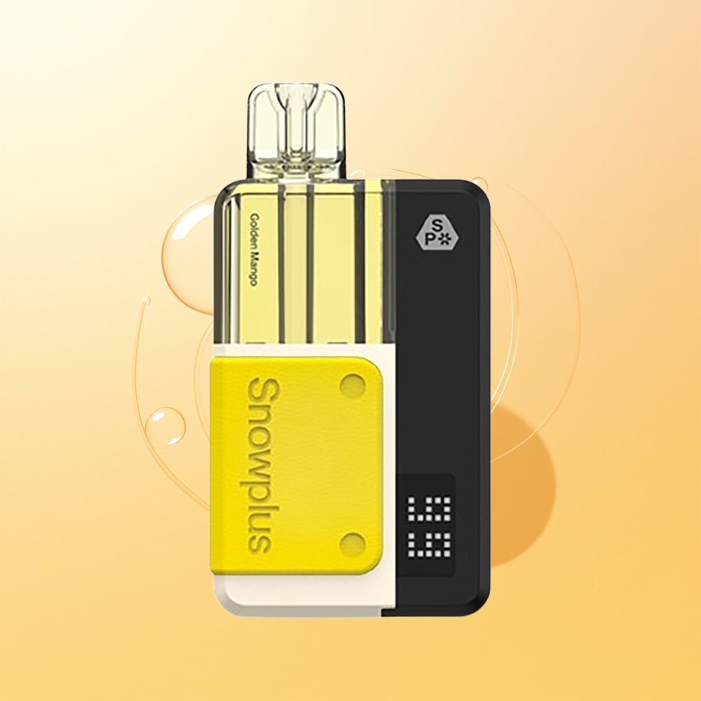 Snowplus Swift 5000 Puff Finland Tukku Kultainen Mango Kaksoisverkko 1000 mAh