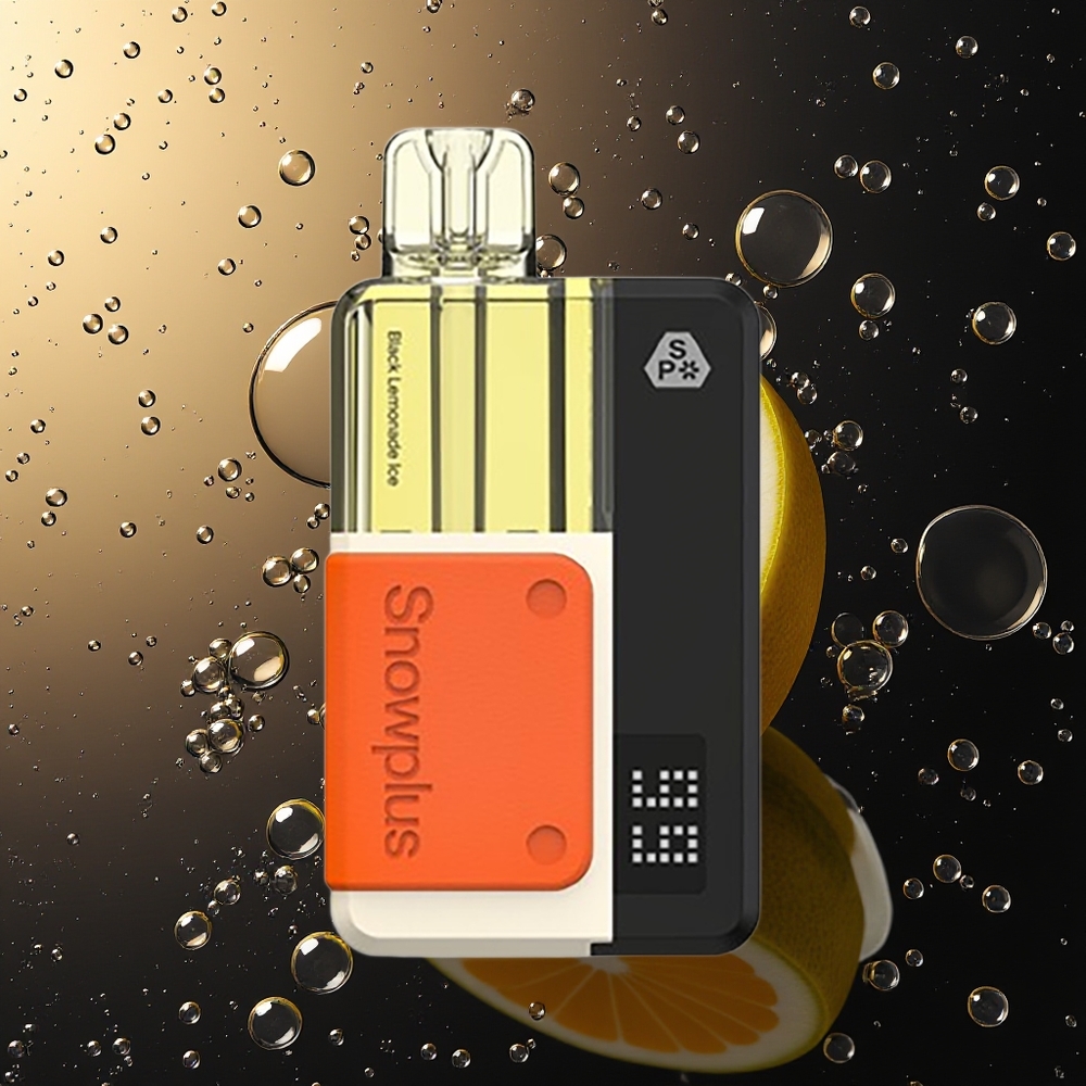 Snowplus Swift 5000 Puff Finland Tukku Musta Limonadi Jää Dual Mesh 1000 mAh 2+10 ml 2