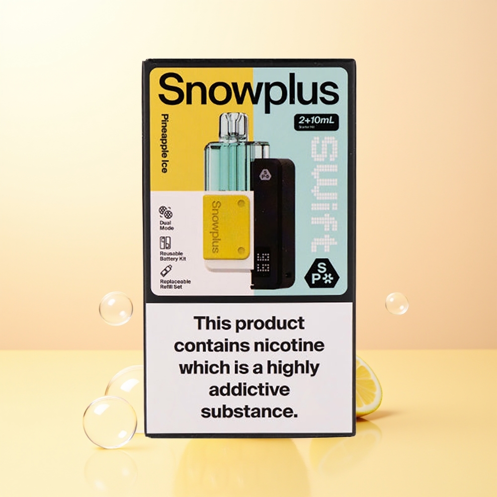 Snowplus Swift 5000 Puffs Finland Tukku Ananassinen Jää Kaksoishila 1000 mAh 2