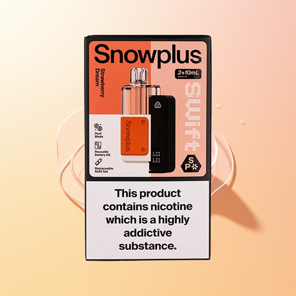 Snowplus Swift 5000 Sua Finland Tukku Mansikan Uni Dual Mesh 1000 mAh 2+10 ml 2