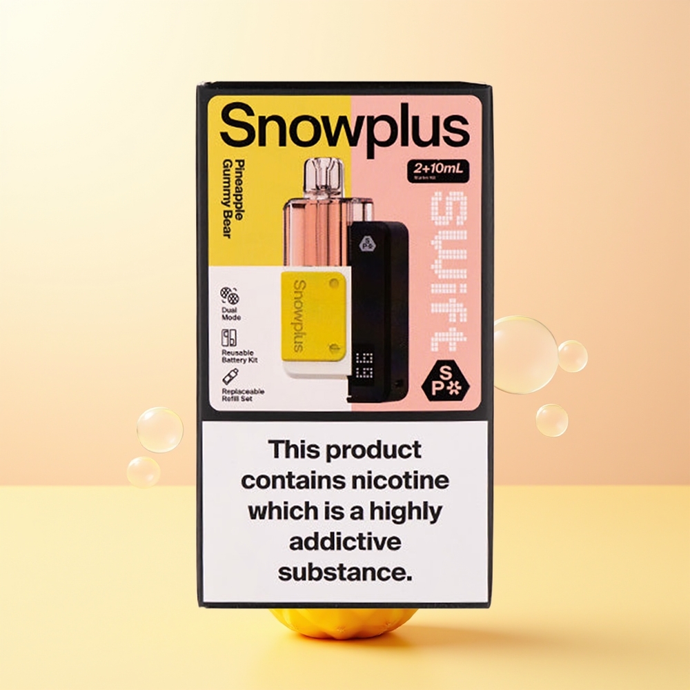 Snowplus Swift 5000 Suuta Finland Tukku Ananas Gummy Karhu Dual Mesh 1000 mAh 2