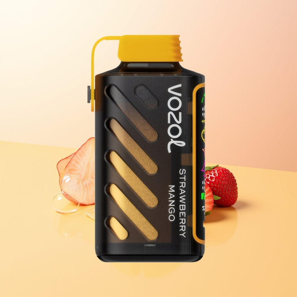 VOZOL Gear Power 20000 Puffs Finland Tukku Mansikka-Mango SiLC Tech Dual Mesh Coil 20mL 5