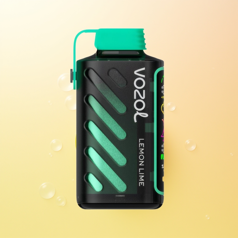 VOZOL Gear Power 20000 Puffs Finland Tukku Sitruuna Lime SiLC Tech Dual Mesh Coil Full Screen Display 20mL 5