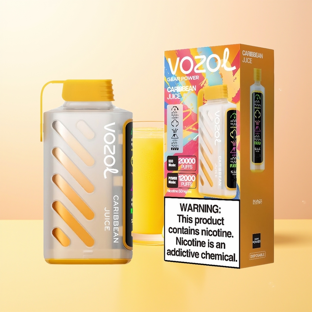 VOZOL Gear Power 20000 Tukku Karibianmehu SiLC Tech Dual Mesh Coil 20mL 5