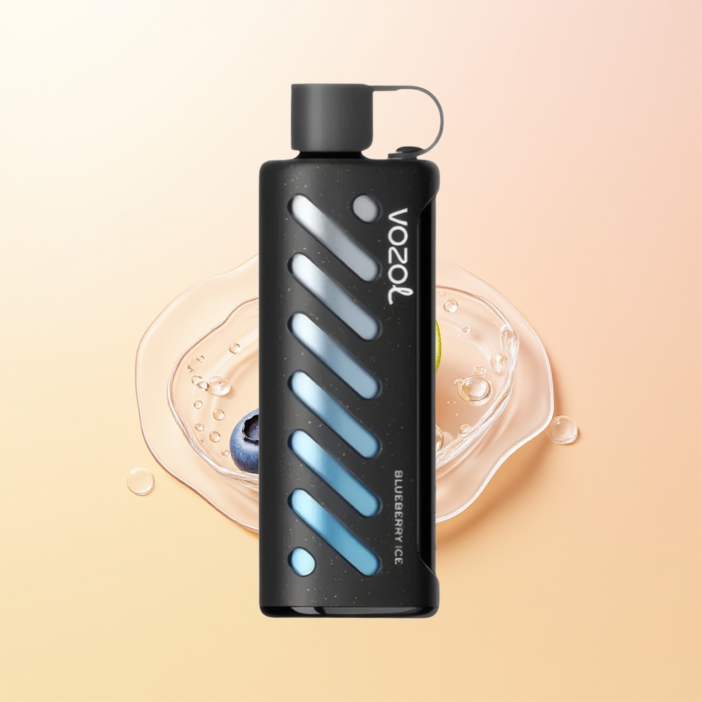 VOZOL Gear Shisha 25000 Puff Finland Tukku Mustikka-Jää Dual Mesh Dual Modes 1000mAh 5mg/ml SiLC Tech