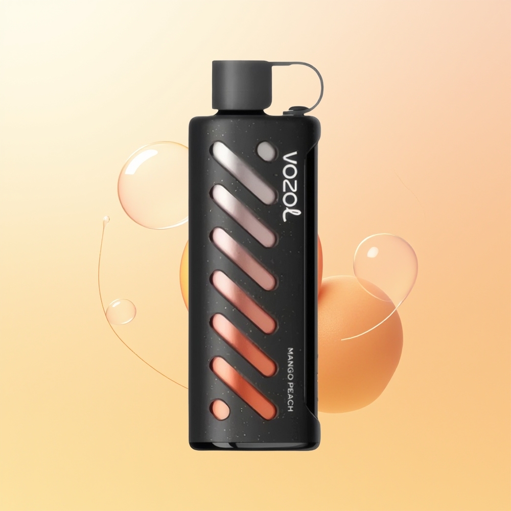 VOZOL Gear Shisha 25000 Puffs Finland Tukku Mango-Persikka Dual Mesh Dual Modes SiLC Tech
