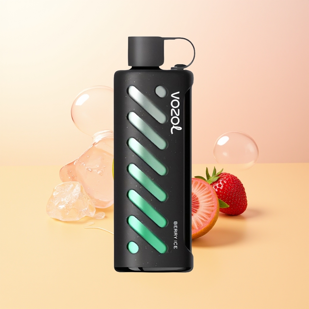 VOZOL Gear Shisha 25000 Suukkoa Finland Tukku Marja-Jää SiLC Tech Dual Mesh 1000mAh 5mg/ml
