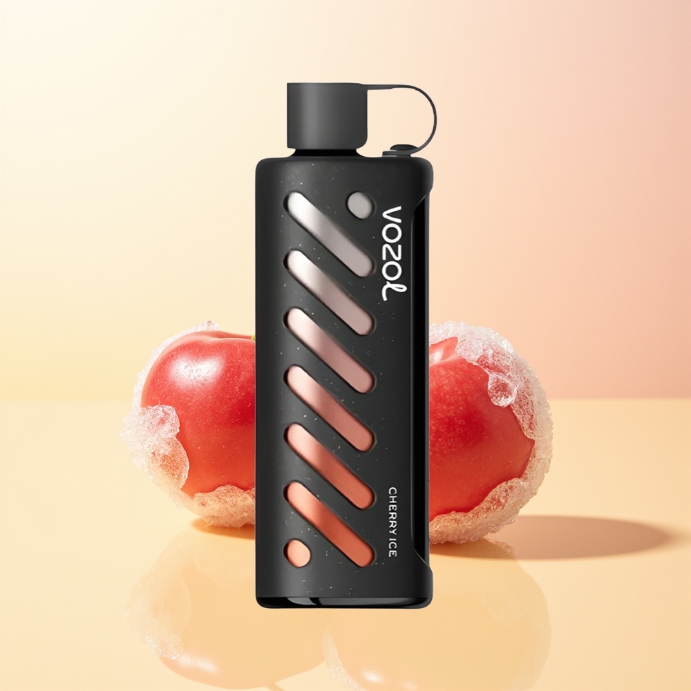 VOZOL Gear Shisha 25000 Suuta Finland Tukku Kirsikka Jää + SiLC Tech + Kaksoisverkko Kaksoistila
