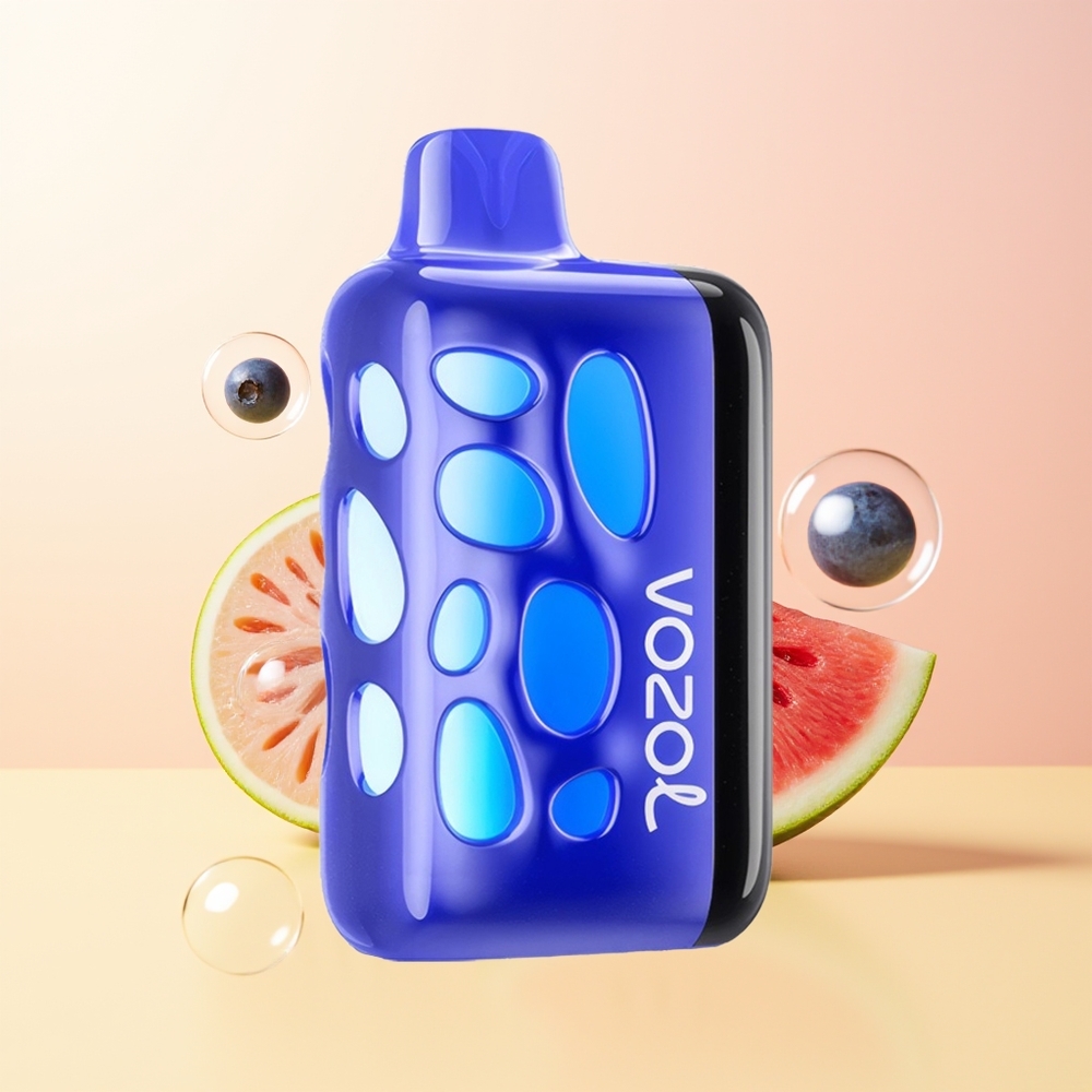 VOZOL RAVE 40000 Suu Finland Tukku Mustikka Vesimeloni 270 Astetta Kirkas Hehku Rytmi Synkronoitu Juhlatila 80 Lataus 20 Minuutissa Eclipse Vape Animaatio 20/50mg/ml Nikotiini 1000mAh Akku