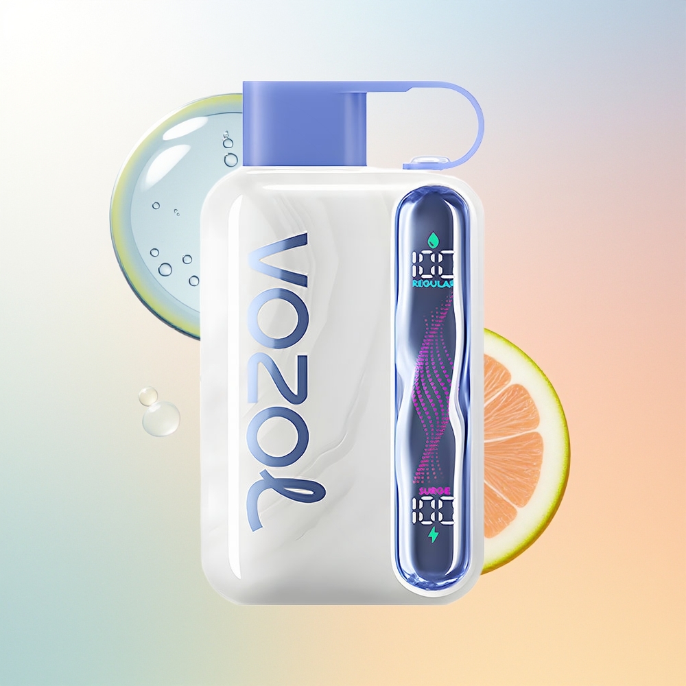 VOZOL STAR 40000 Puhallus Suomi Tukku Sininen Vadelma Jää + 1000mAh Akku + 20/50mg/ml Nikotiinia + Type-C Lataus
